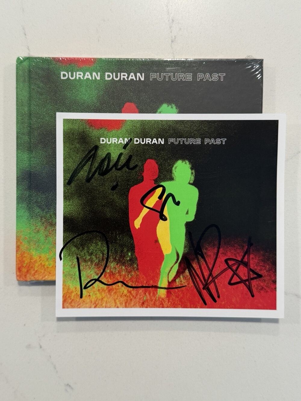 Duran Duran Future Past CD SIGNED 5x5 Insert Full Band Autographed 2021 #1